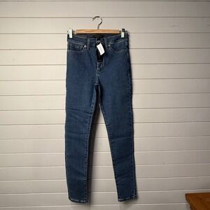 New! Banana Republic‎ Universal Skinny Jean High Rise Ankle Stretch Blue 2 26